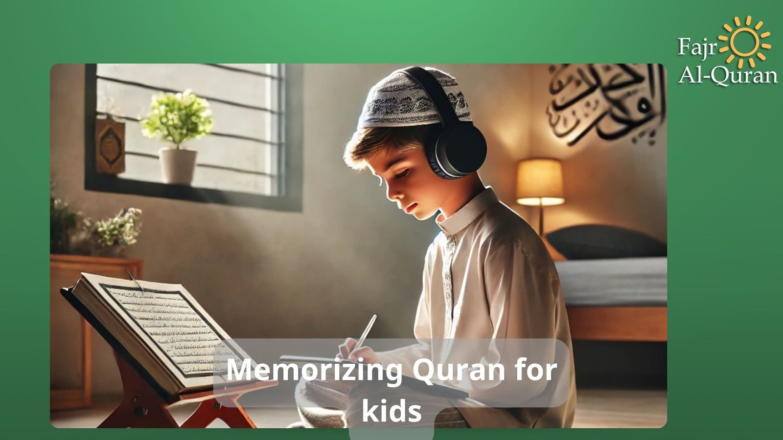 Memorizing Quran for kids