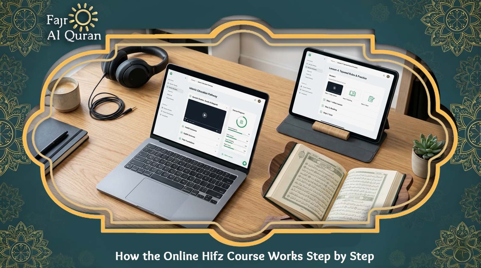 How the Online Hifz Course Works Step by Step
